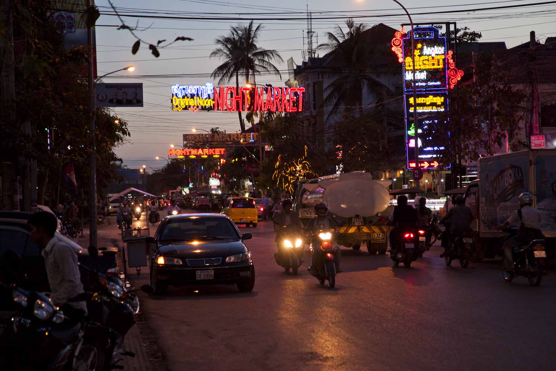 Siem Reap at night