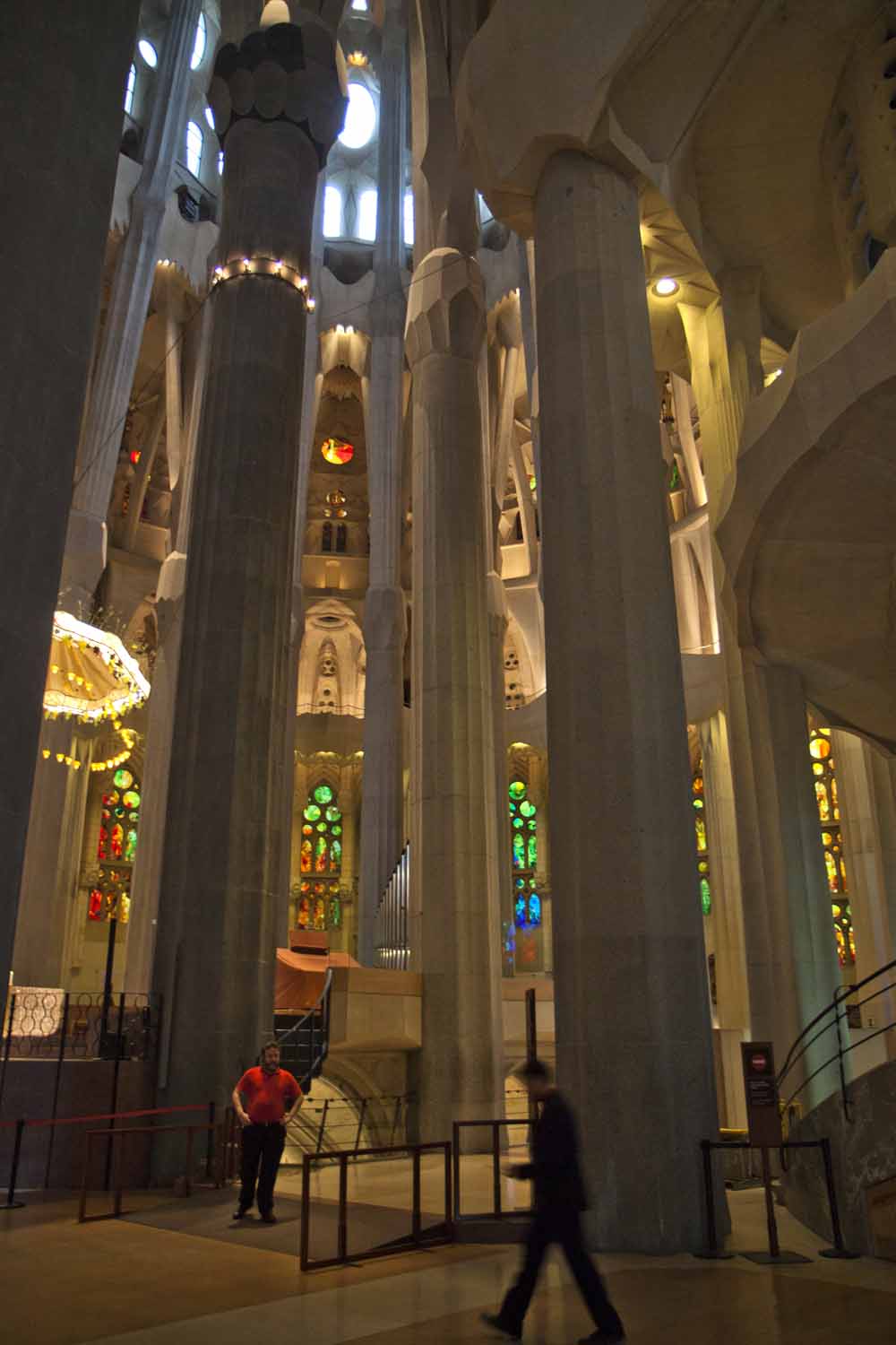 Interior La Sagrada Familia, Barcelona